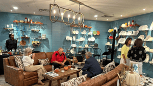 a wide shot inside the baker culinary club at lindox siegel